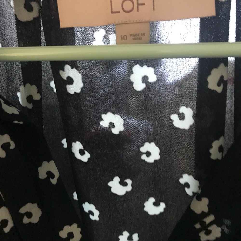 Loft size ten necktie dress